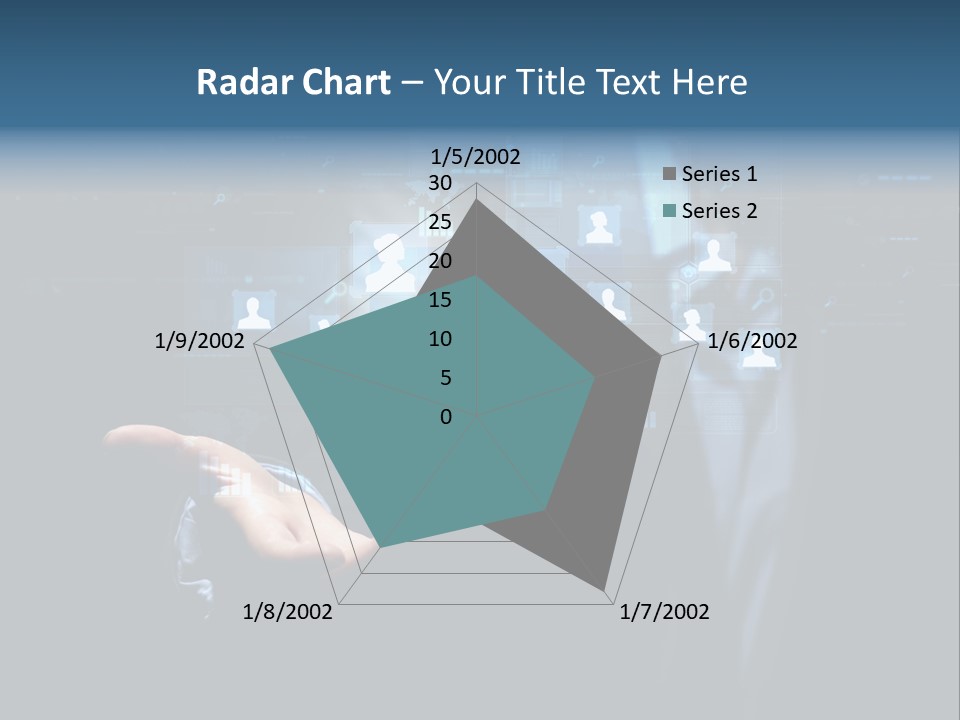 Screen Touch Computer PowerPoint Template