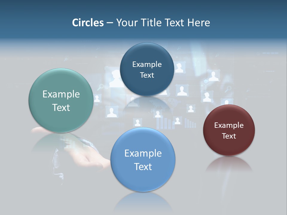 Screen Touch Computer PowerPoint Template