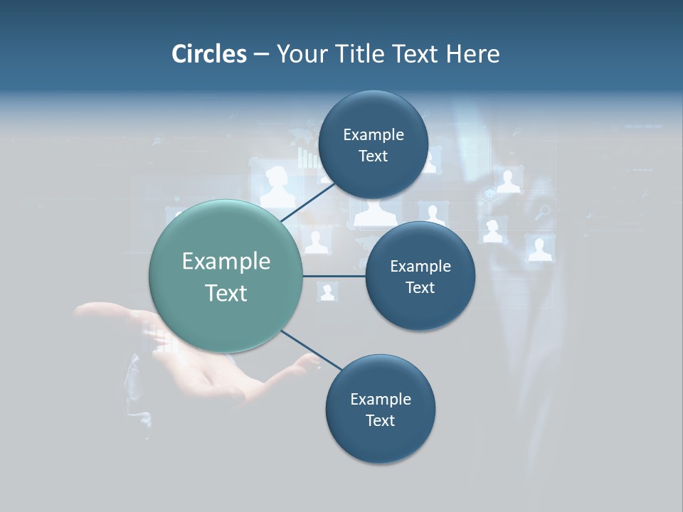 Screen Touch Computer PowerPoint Template