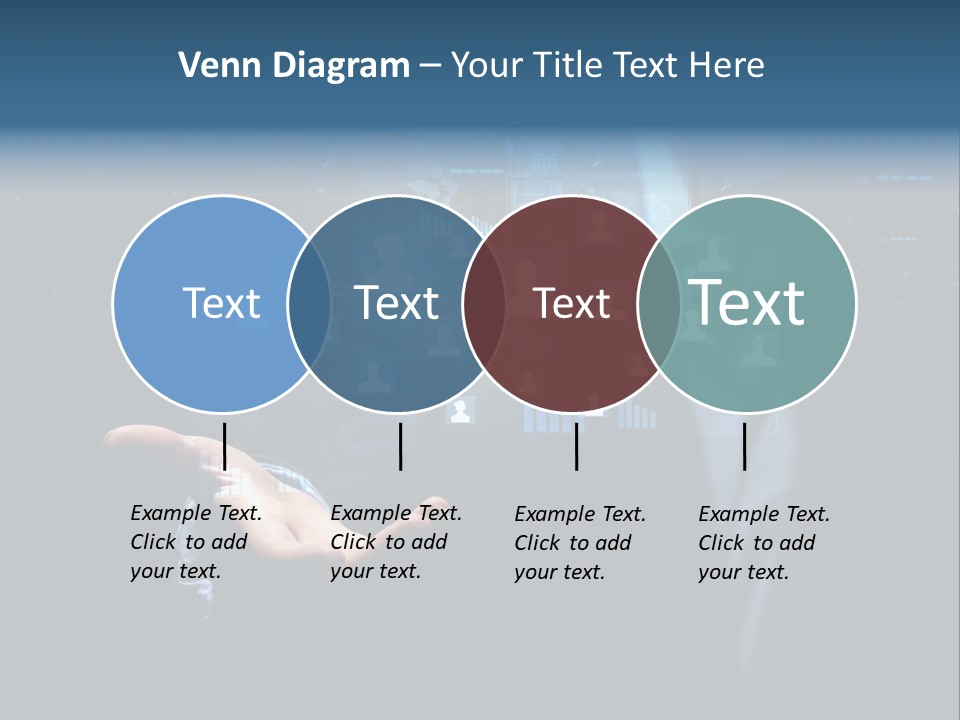 Screen Touch Computer PowerPoint Template