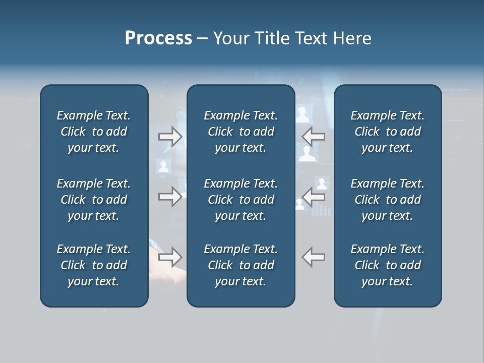 Screen Touch Computer PowerPoint Template
