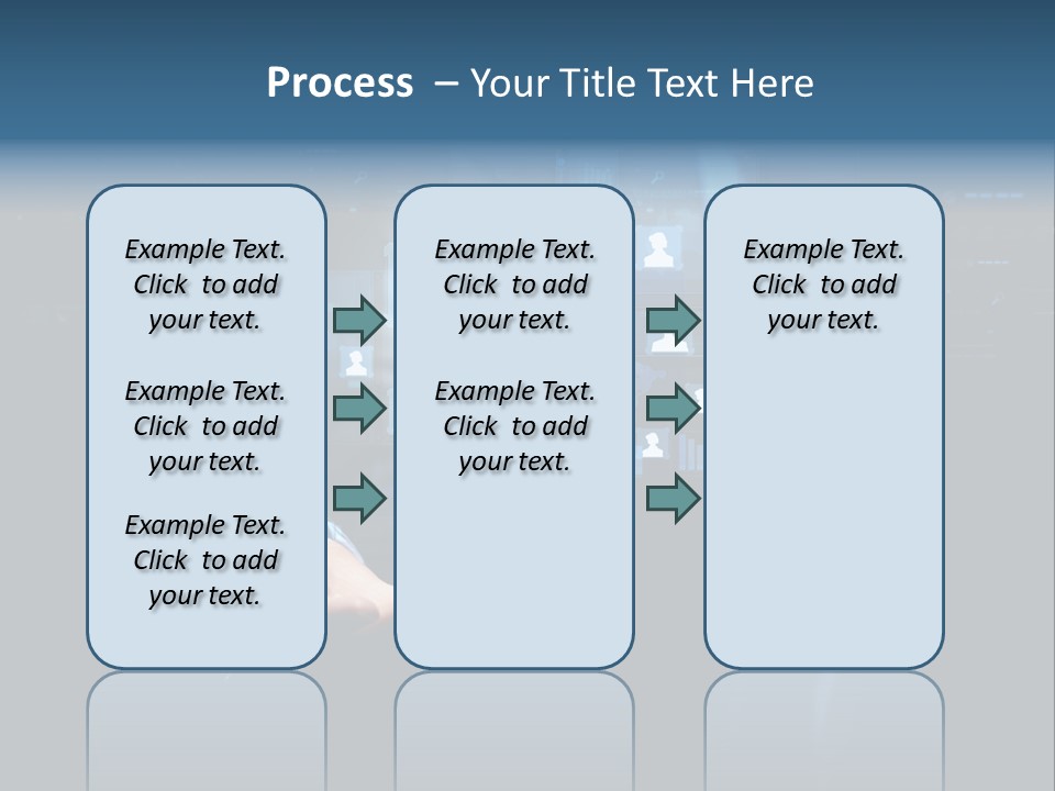 Screen Touch Computer PowerPoint Template