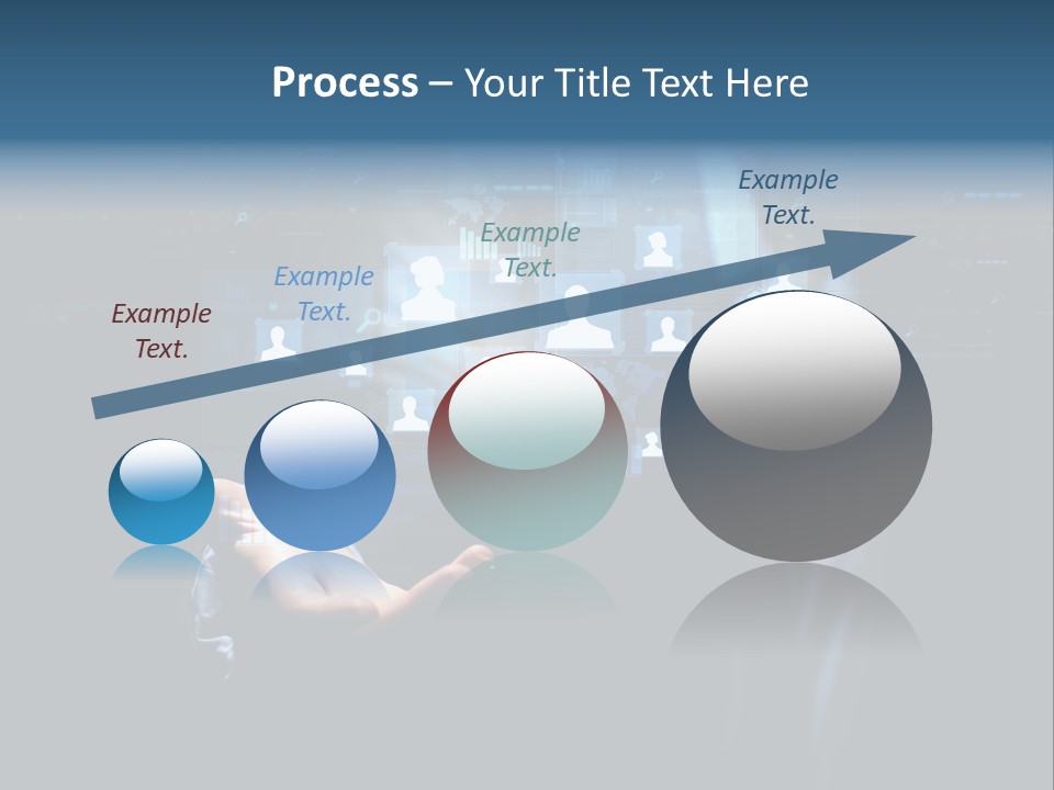 Screen Touch Computer PowerPoint Template