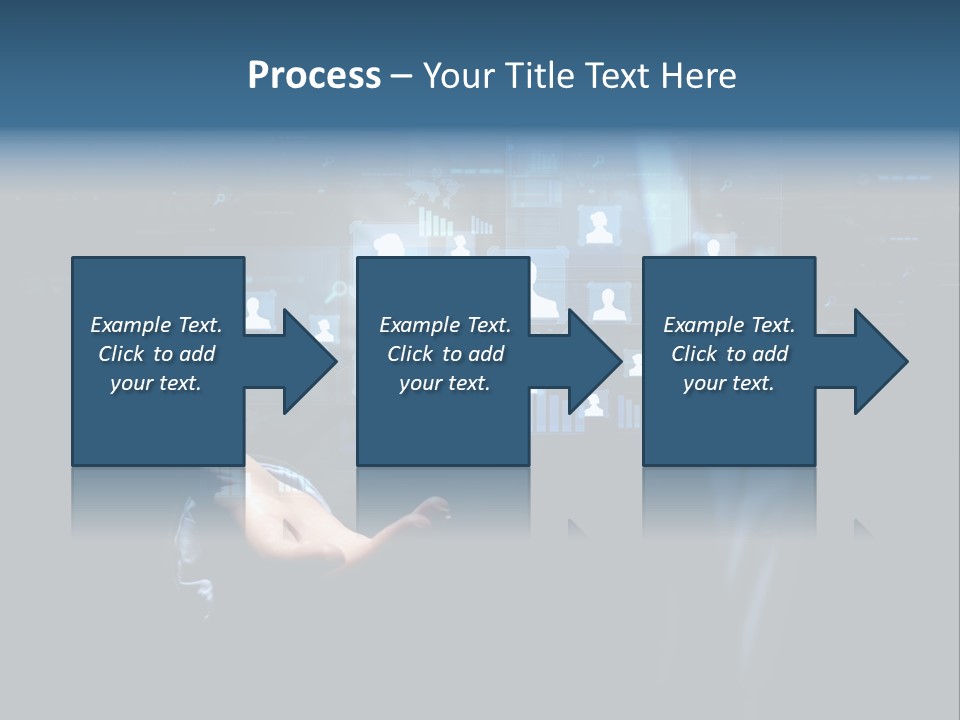 Screen Touch Computer PowerPoint Template