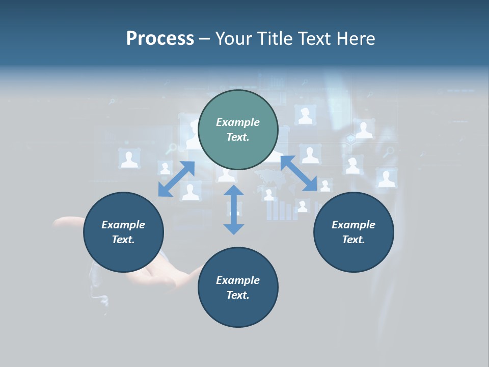 Screen Touch Computer PowerPoint Template
