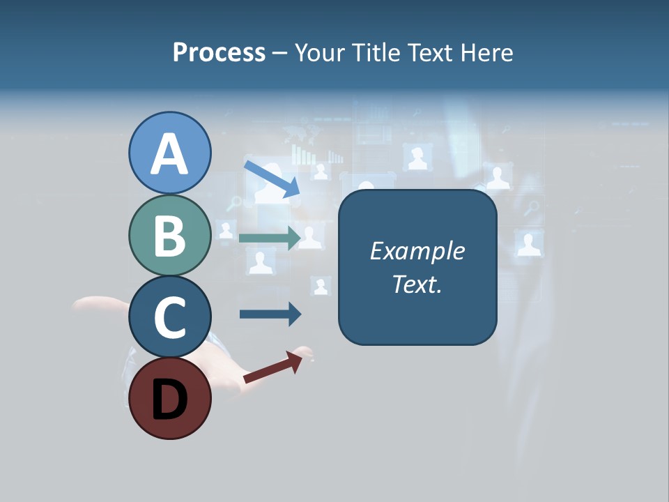 Screen Touch Computer PowerPoint Template