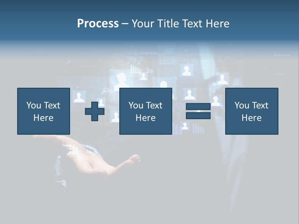 Screen Touch Computer PowerPoint Template