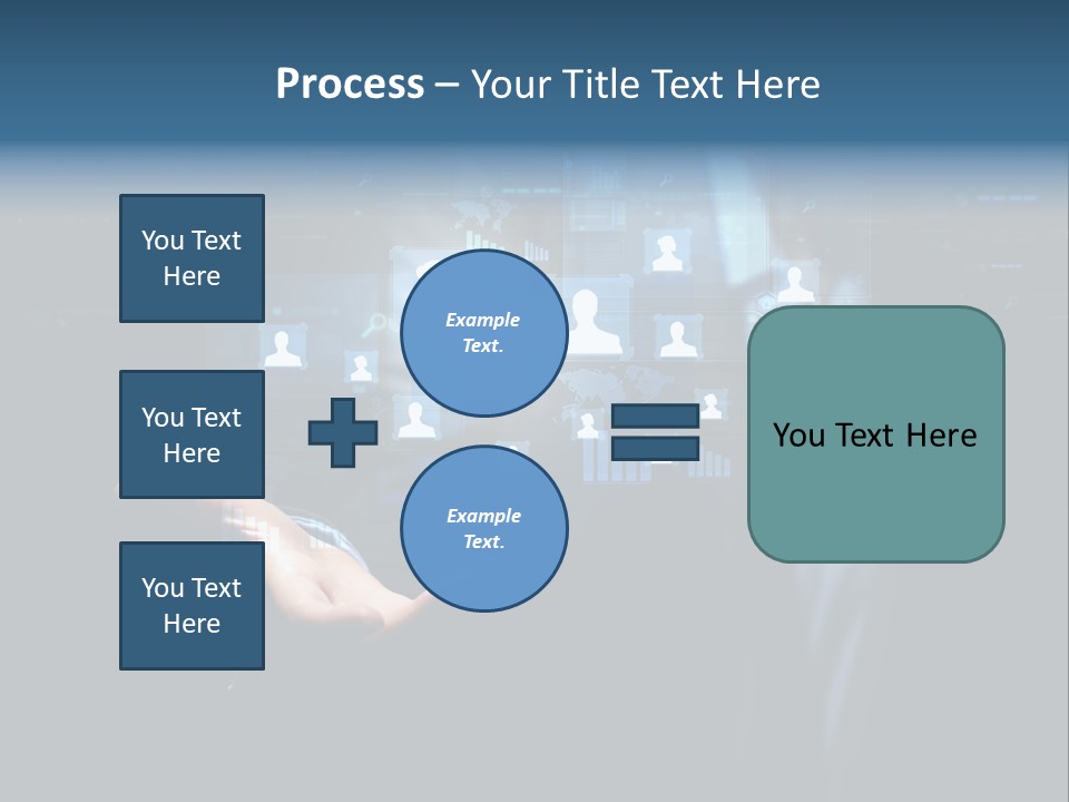 Screen Touch Computer PowerPoint Template