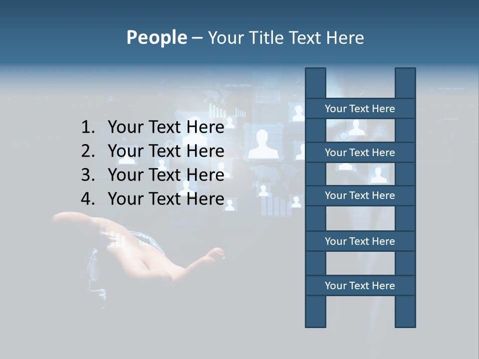 Screen Touch Computer PowerPoint Template