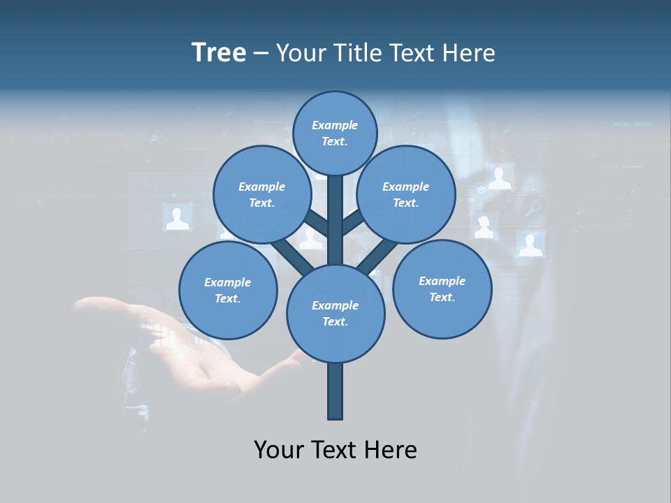 Screen Touch Computer PowerPoint Template