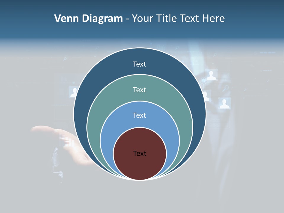 Screen Touch Computer PowerPoint Template