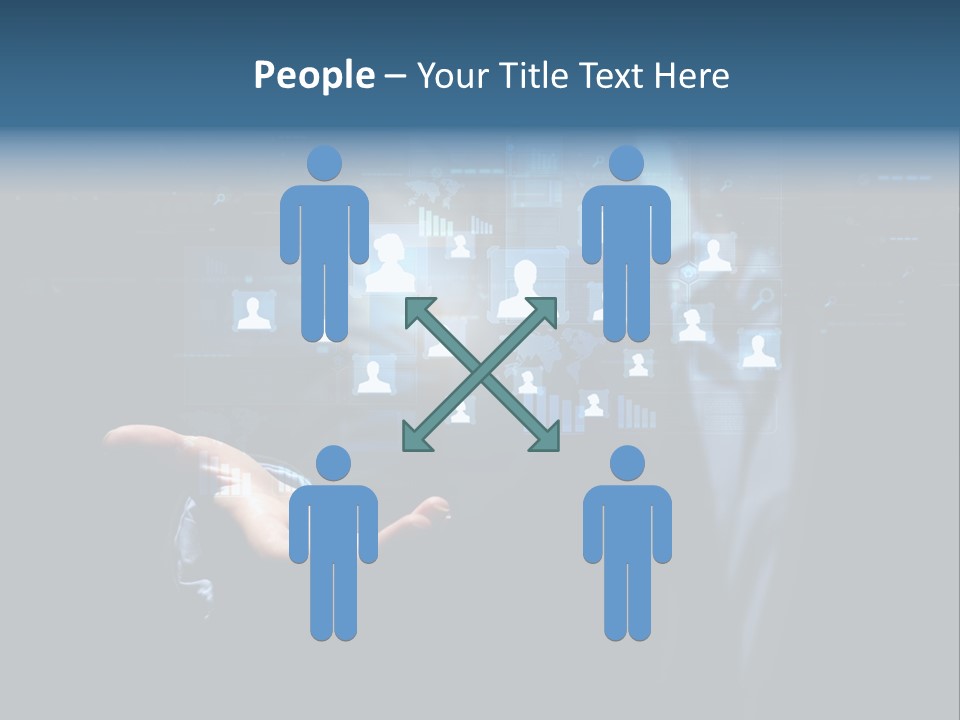 Screen Touch Computer PowerPoint Template