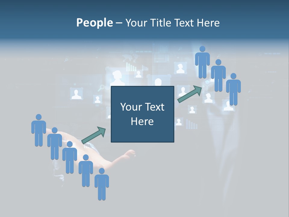 Screen Touch Computer PowerPoint Template