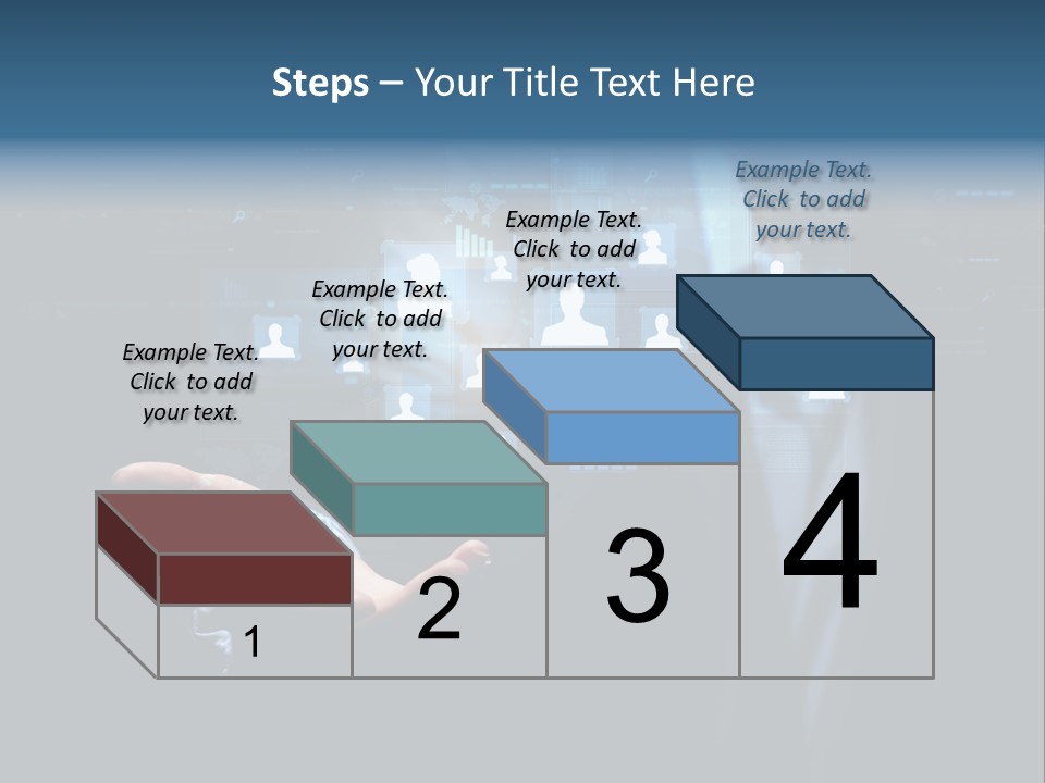 Screen Touch Computer PowerPoint Template
