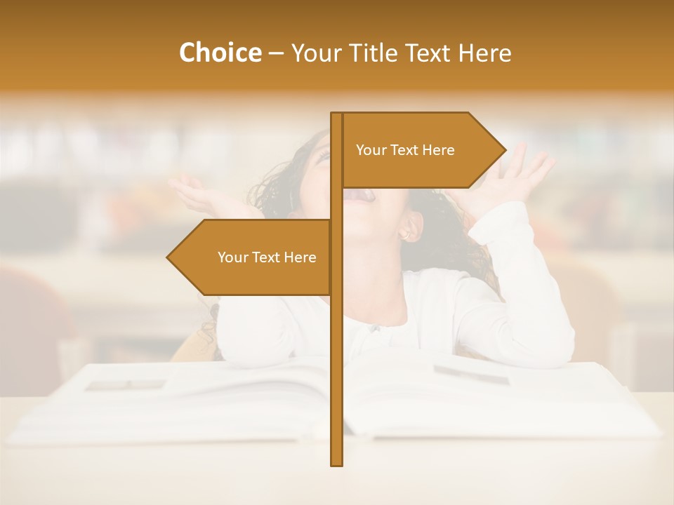 Book Person Imagination PowerPoint Template