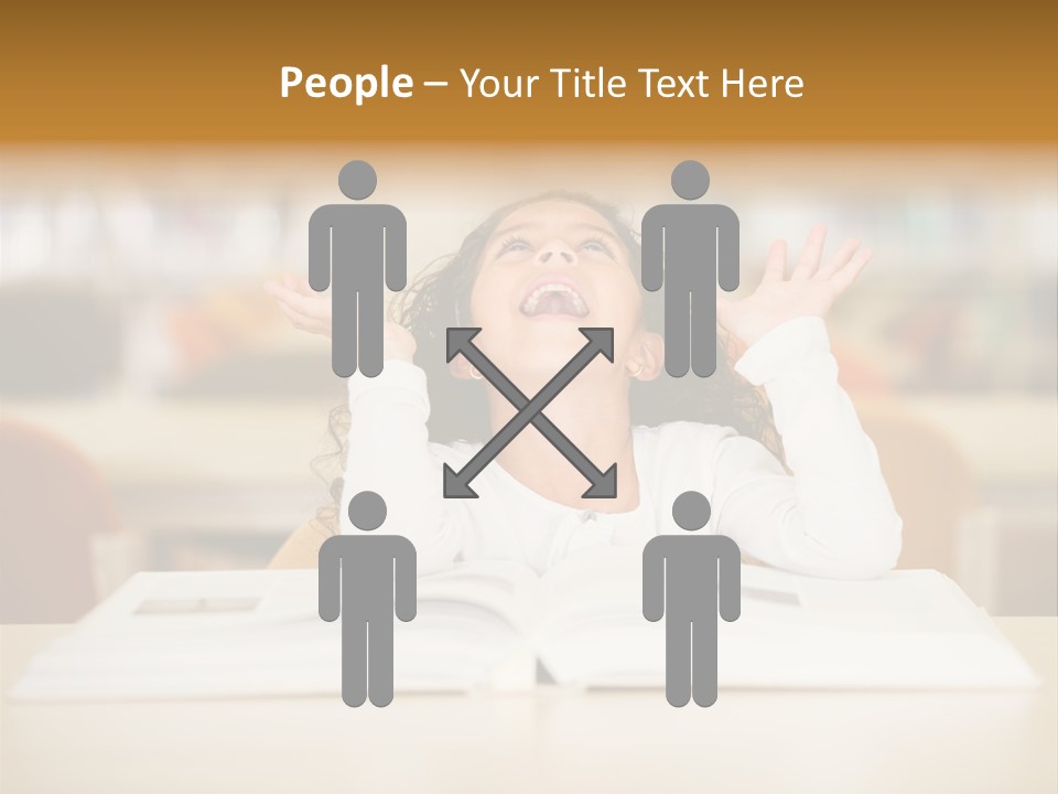Book Person Imagination PowerPoint Template