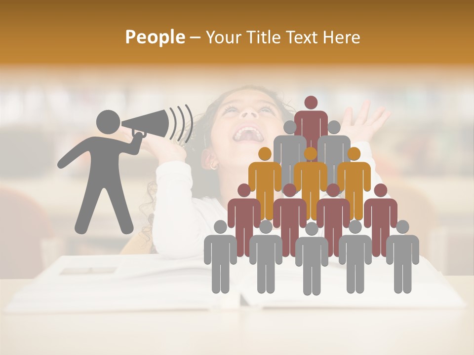 Book Person Imagination PowerPoint Template