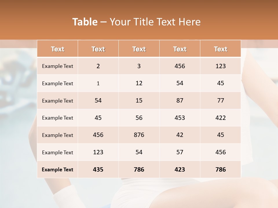 Relaxation Pilates Healthy PowerPoint Template