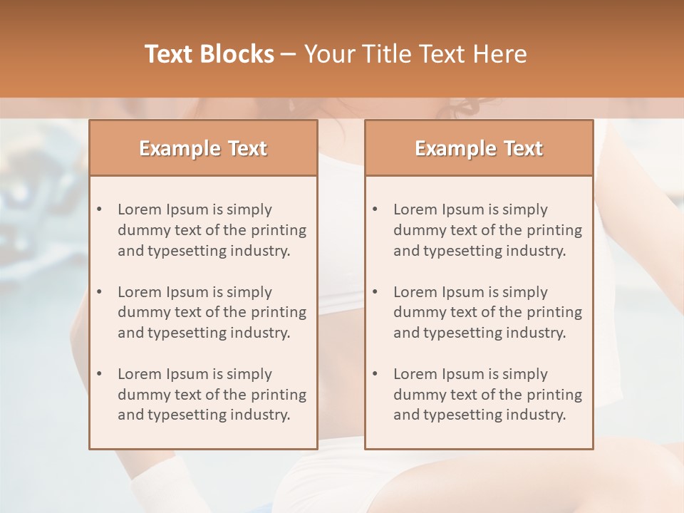 Relaxation Pilates Healthy PowerPoint Template