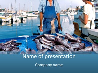 People Boats Sale PowerPoint Template