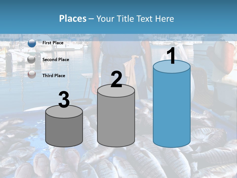 People Boats Sale PowerPoint Template