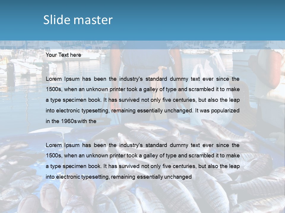 People Boats Sale PowerPoint Template