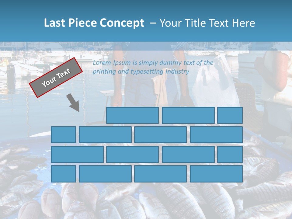 People Boats Sale PowerPoint Template