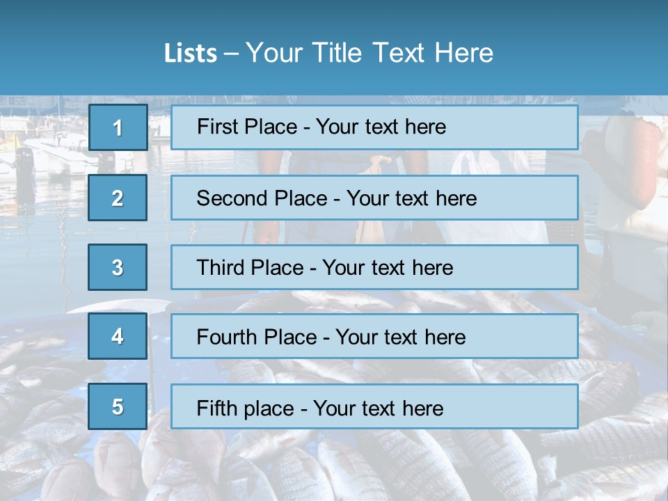 People Boats Sale PowerPoint Template