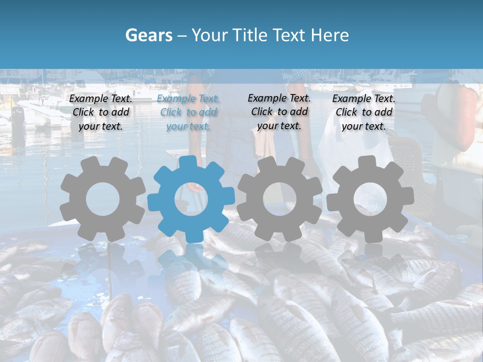 People Boats Sale PowerPoint Template