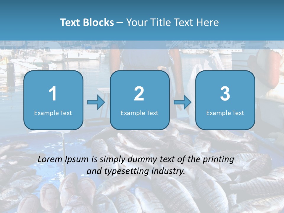 People Boats Sale PowerPoint Template
