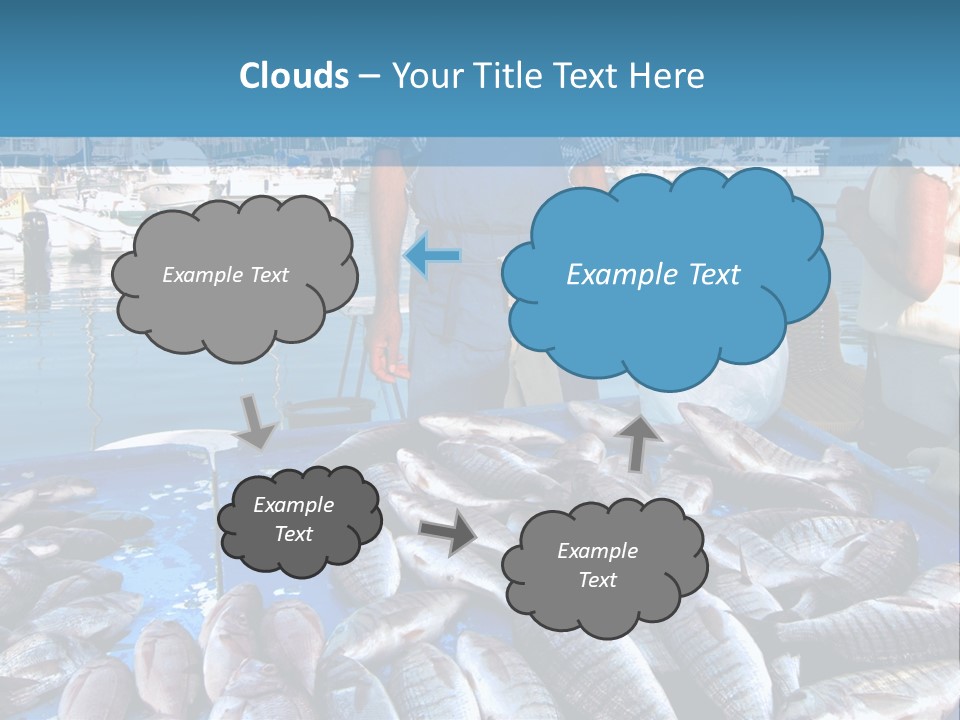 People Boats Sale PowerPoint Template