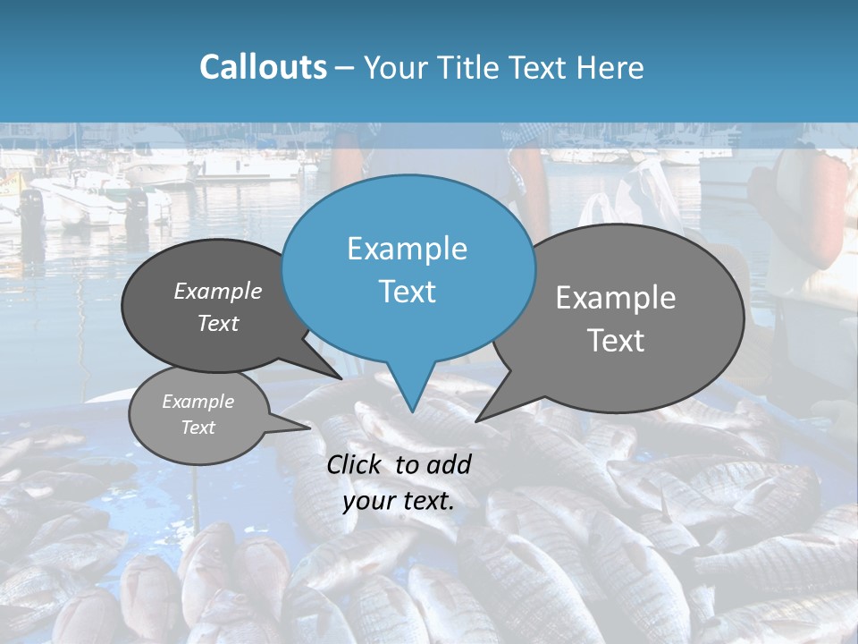 People Boats Sale PowerPoint Template