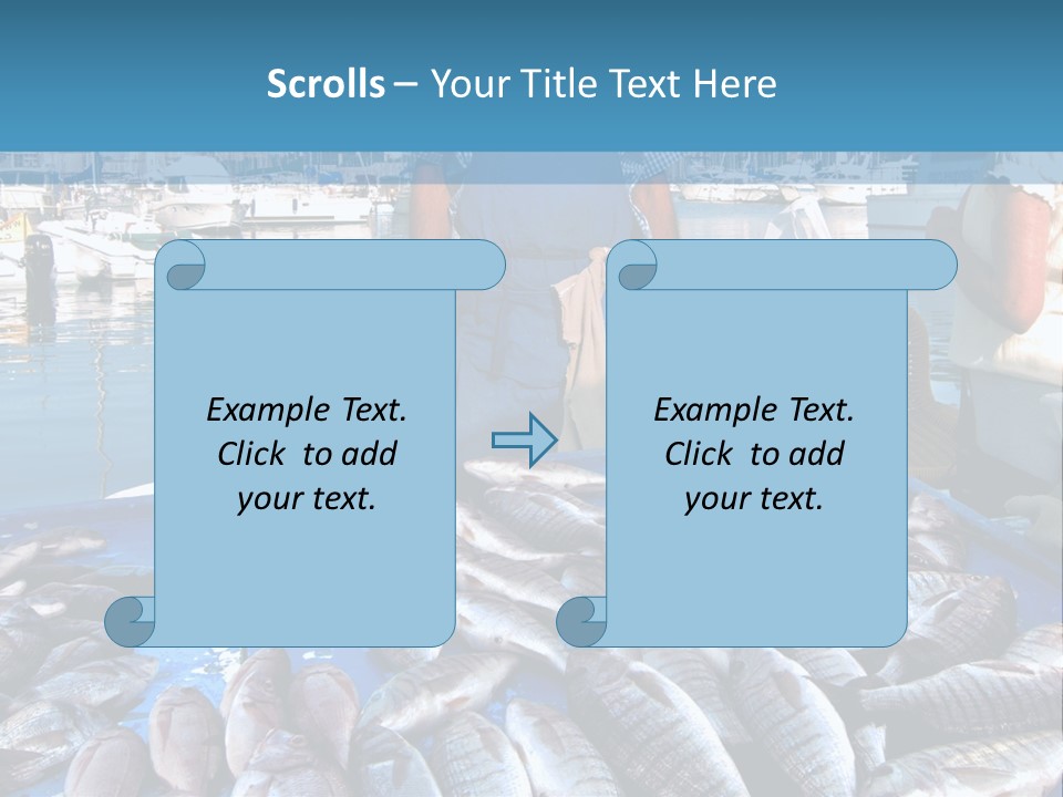 People Boats Sale PowerPoint Template