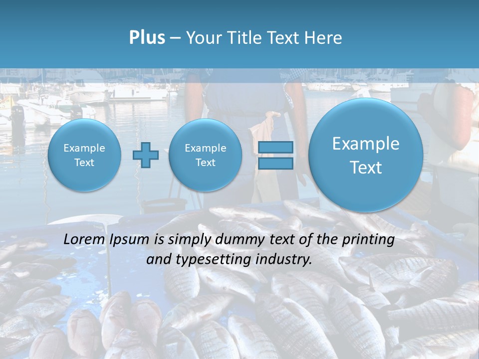 People Boats Sale PowerPoint Template