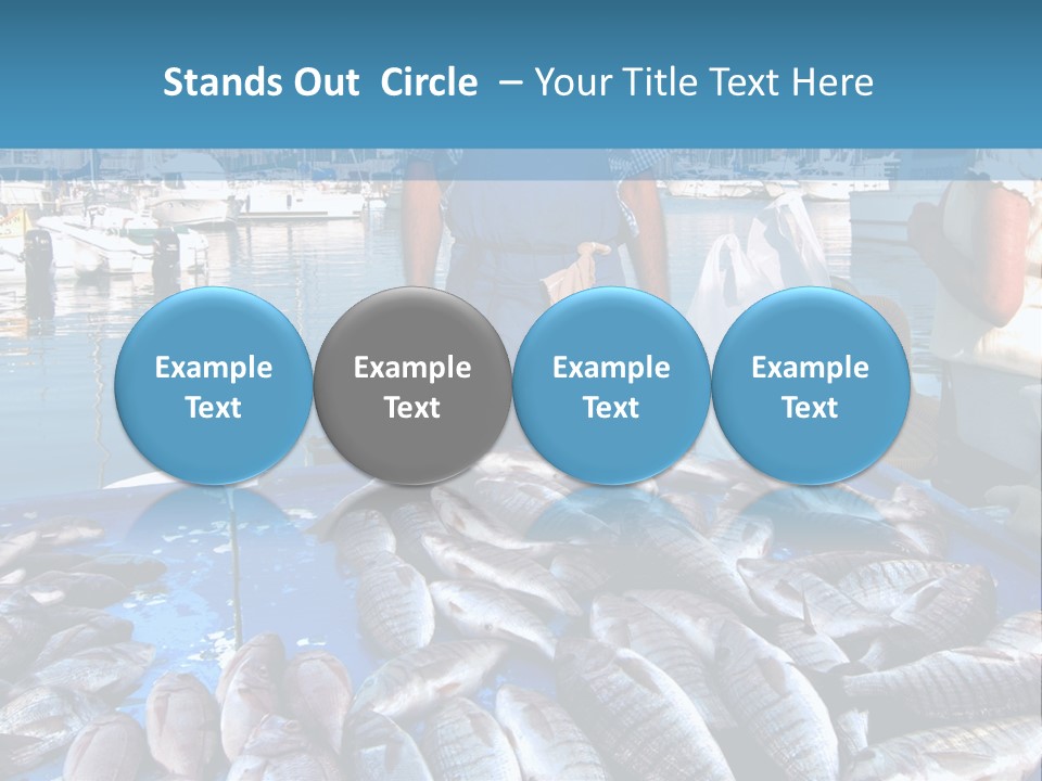 People Boats Sale PowerPoint Template