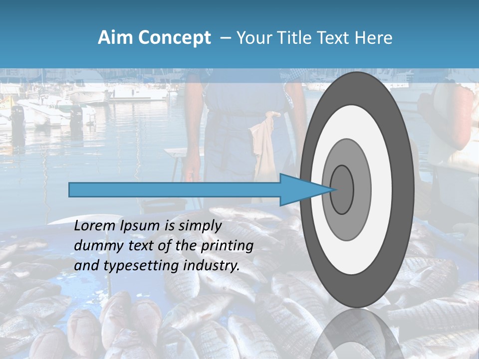 People Boats Sale PowerPoint Template