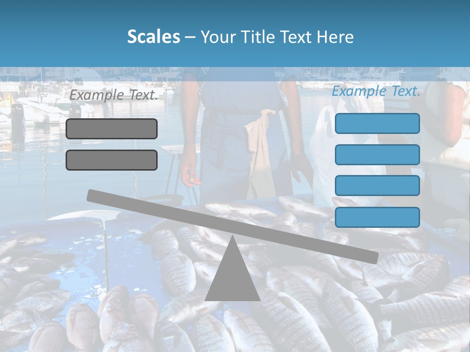 People Boats Sale PowerPoint Template