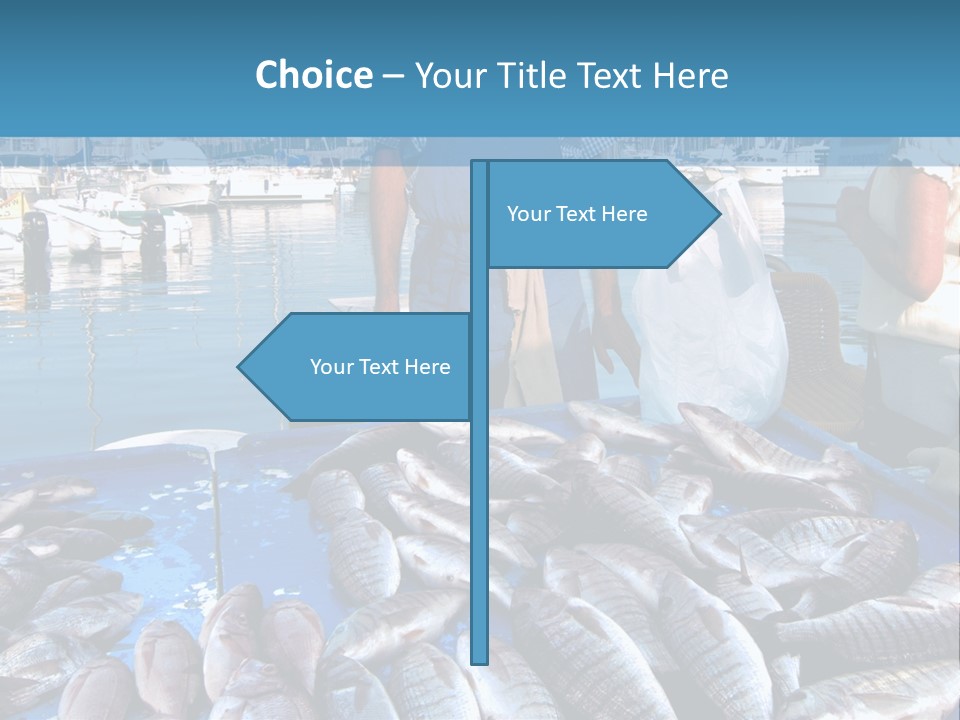 People Boats Sale PowerPoint Template