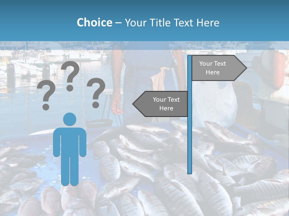 People Boats Sale PowerPoint Template