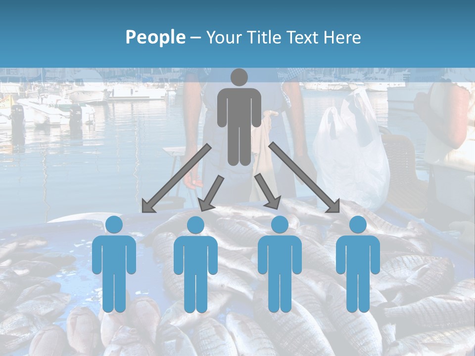 People Boats Sale PowerPoint Template