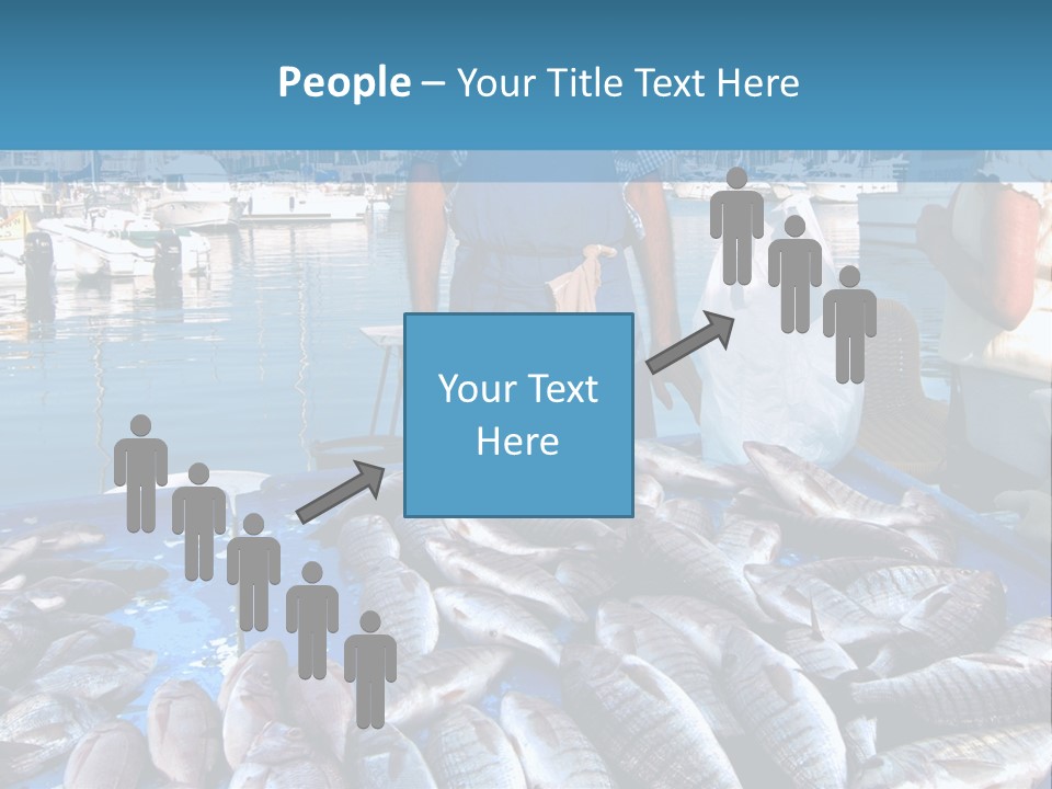 People Boats Sale PowerPoint Template