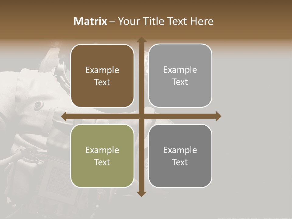 Sunset View Cosmonaut PowerPoint Template