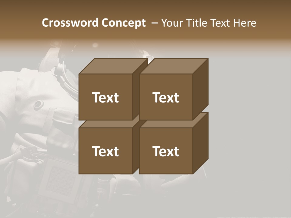 Sunset View Cosmonaut PowerPoint Template