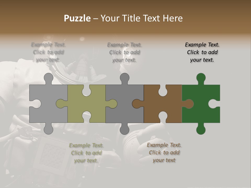 Sunset View Cosmonaut PowerPoint Template