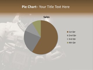 Sunset View Cosmonaut PowerPoint Template