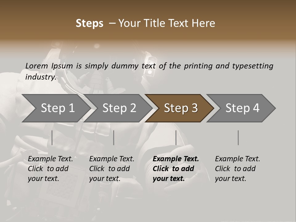 Sunset View Cosmonaut PowerPoint Template