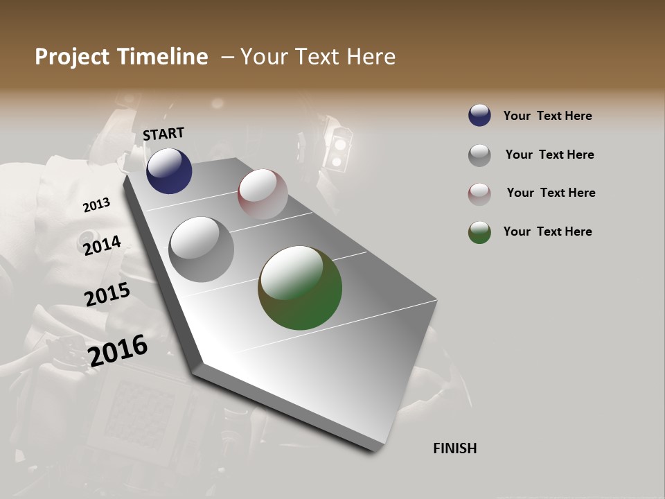 Sunset View Cosmonaut PowerPoint Template