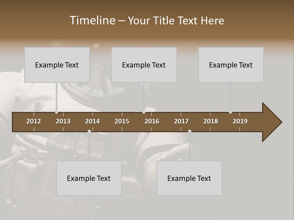 Sunset View Cosmonaut PowerPoint Template