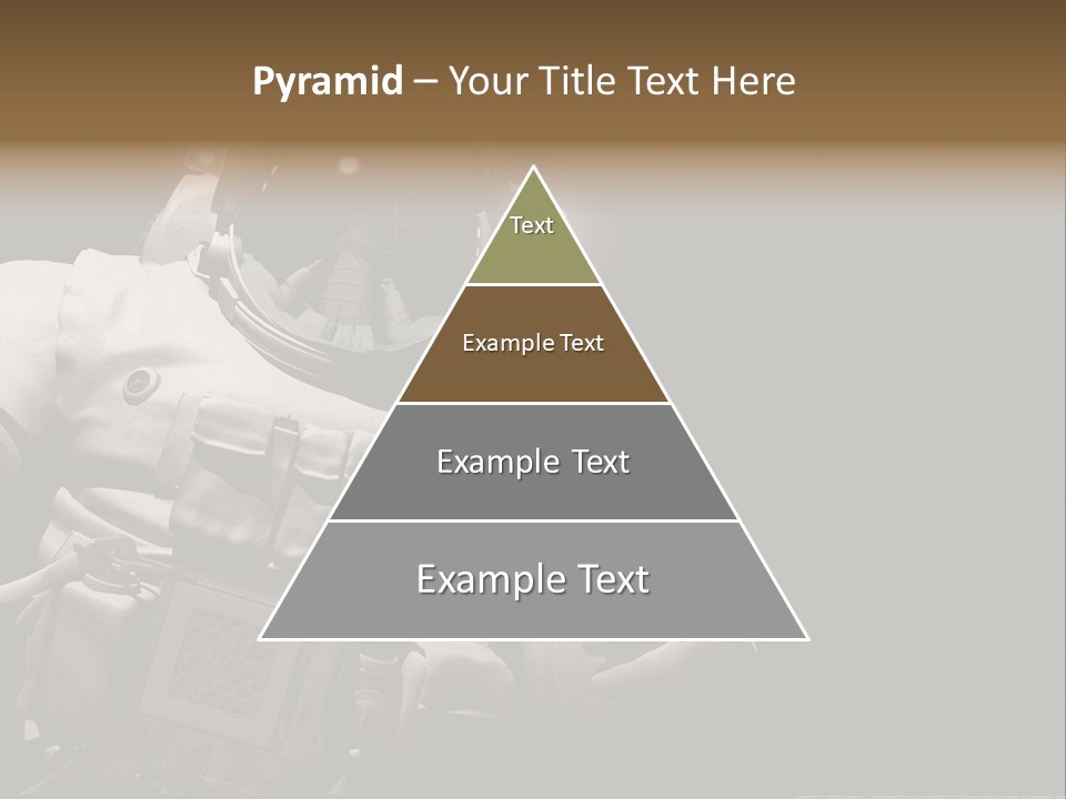 Sunset View Cosmonaut PowerPoint Template