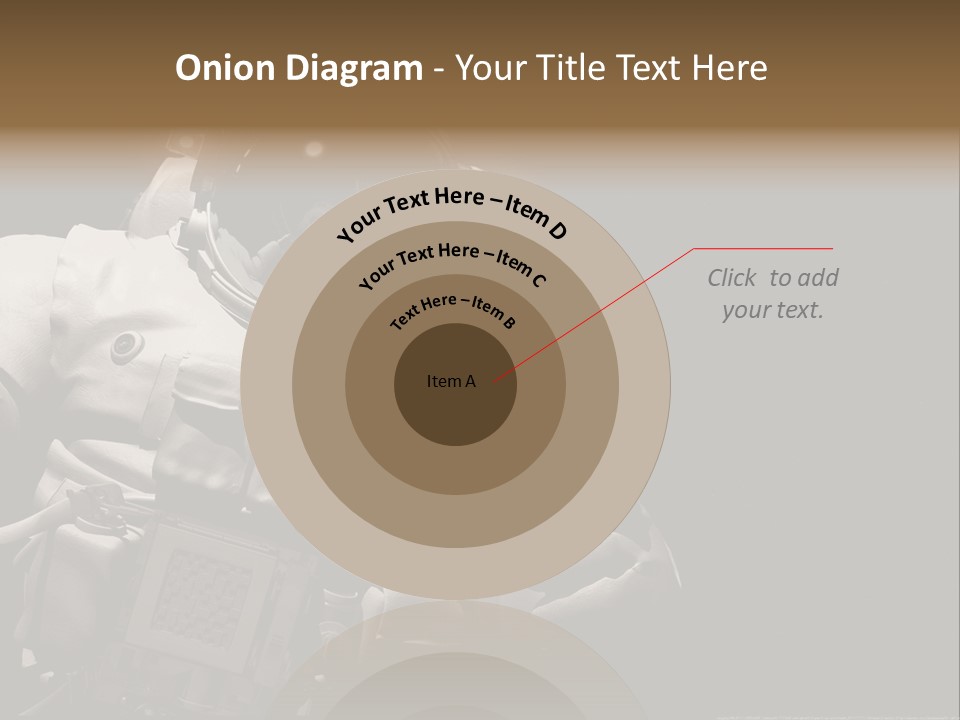 Sunset View Cosmonaut PowerPoint Template